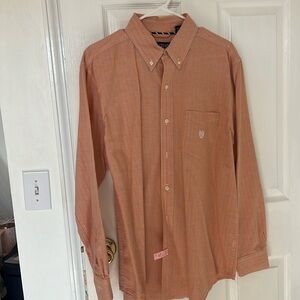 Men’s chaps button down shirt size large